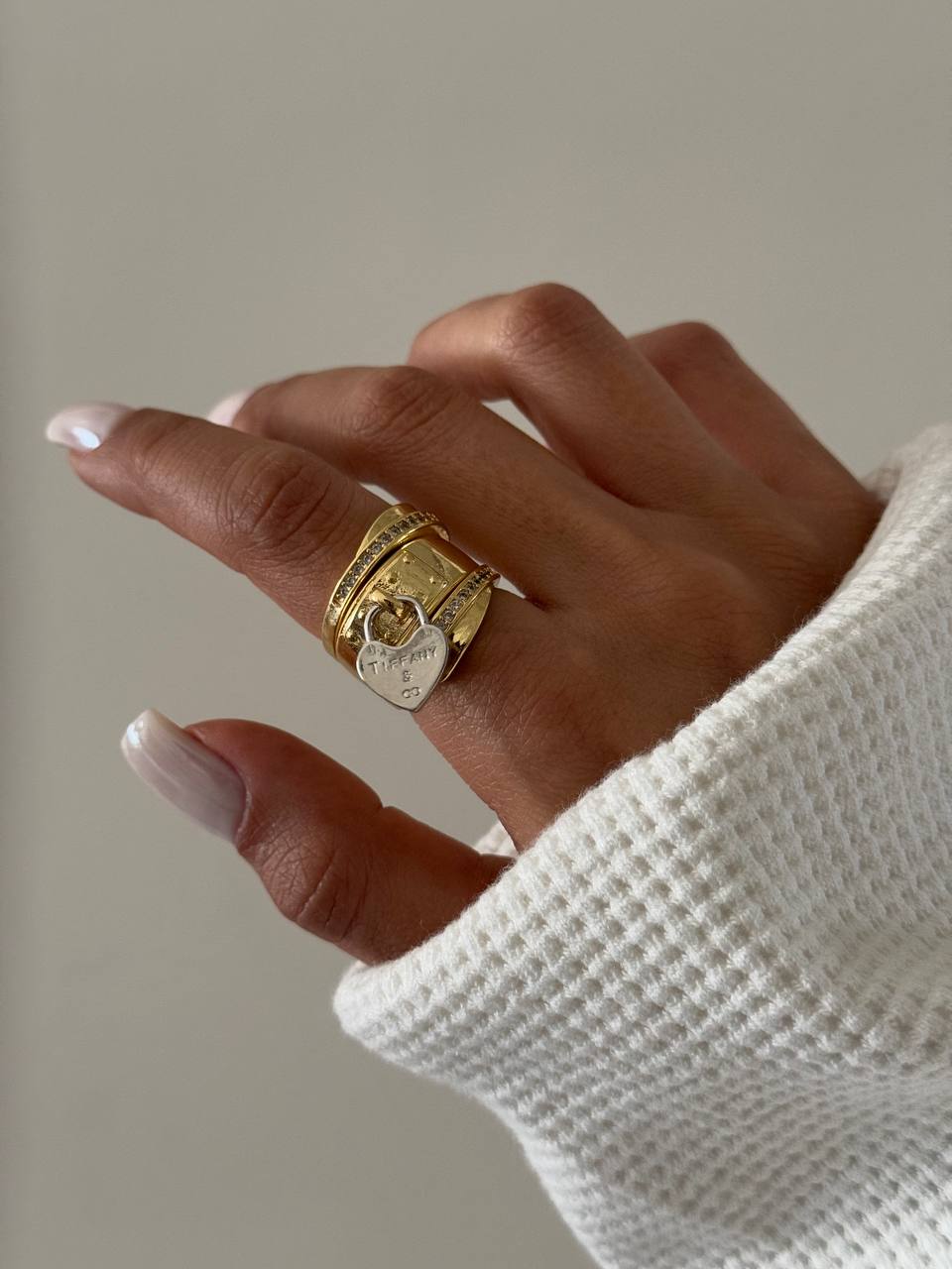 انگشتر تیفانی سه لاین